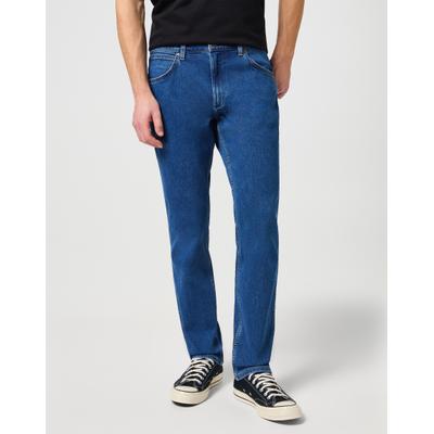 Straight-Jeans WRANGLER "GREENSBORO", Herren, Gr. 33, Länge 30, beige (the stone ride), Denim/Jeans, Obermaterial: 99% Baumwolle, 1% Elasthan, straight fit lang, Jeans Straight-Jeans, Regular Straight fit, Topseller