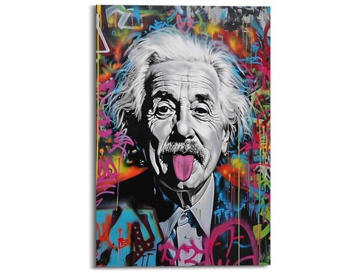 REINDERS Wandbild, Graffiti Einstein, Hobbyraum, MDF, 90 x 60