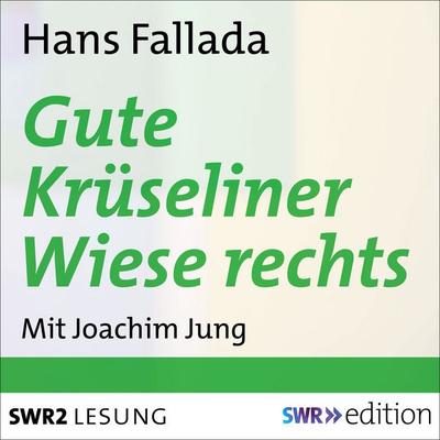 Gute Krüseliner Wiese rechts - Hans Fallada, Audio, 9783956156465