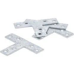 BGS DIY 80927 Satz T-Winkel 70 x 50 x 16mm 4 teilig