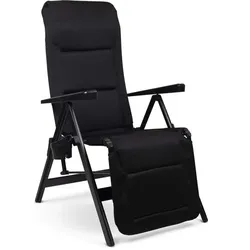 Dometic Gardina Lounger Camping-Relaxsessel stufenlos verstellbar bis 120 kg schwarz
