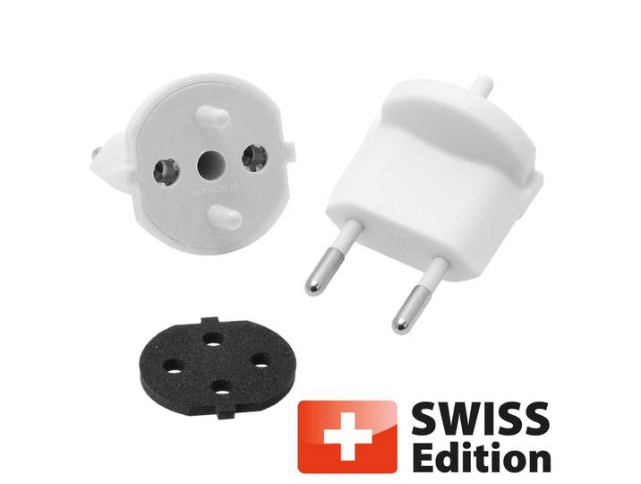 Fixadapter Typ11 / Konturenstecker, weiss (für die 2-polige Variante)