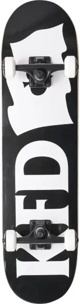 Complete Skateboard KFD Young Gunz (8" - Flagship V2 Black)  - Black;White - Size: 8"