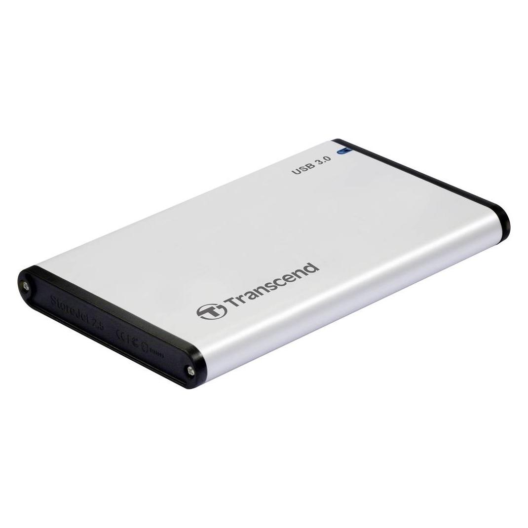 Transcend SSD-/HDD-Gehäuse 2,5" USB3.1 / TS0GSJ25S3 (2.5") (TS0GSJ25S3)