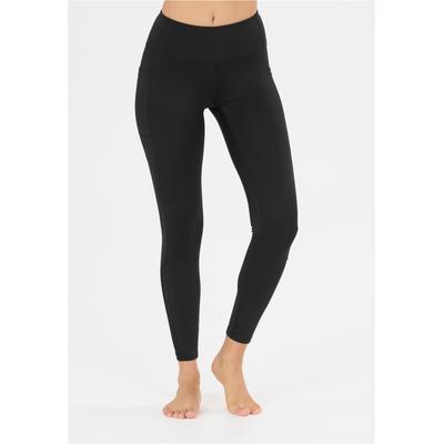 Trainingstights ATHLECIA "Elli V2", Damen, Gr. 38, EURO-Größen, schwarz, 80% Polyester, 20% Elasthan, unifarben, Hosen, mit QUICK DRY-Technologie