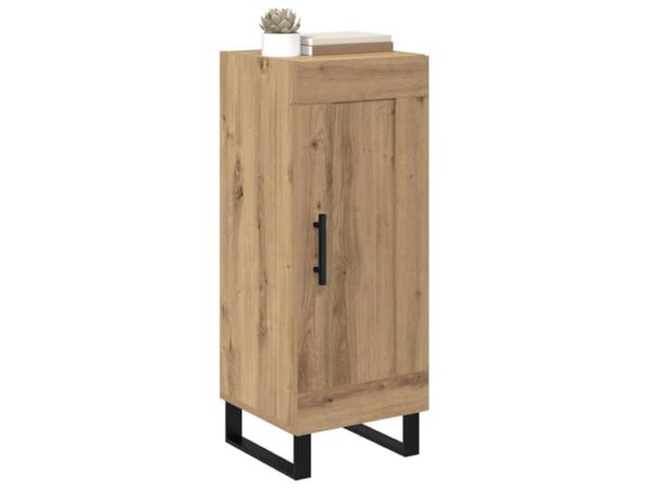 KTHLBRH Anrichte Eiche Handwerk 34,5 x 34 x 90 cm Engineered Holz, Klare Linien, schlankes Design, Möbel für Wohnzimmer