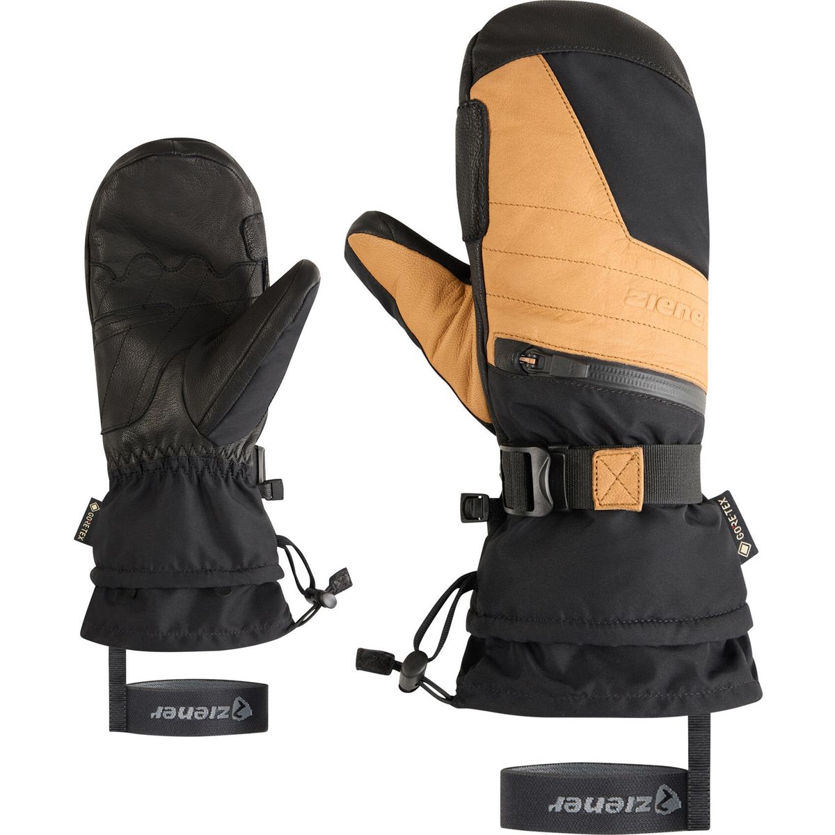 Ziener Glorioso-z GTX Mitten + Gore Plus Warm Glove man black (12) 9,5 111050-12-9,5