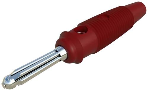 Hirschmann Test & Measurement BUELA 20 K Büschelstecker Stecker, gerade Stift-Ø: 4mm Rot
