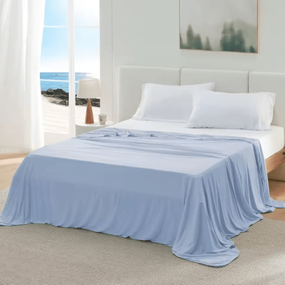 Inspire Curations Summer Ice Silk Cooling Blanket blue 150x200cm 1pc