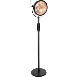 Sunred Terrassenheizer Indus Bright Standing Black 2100 Watt