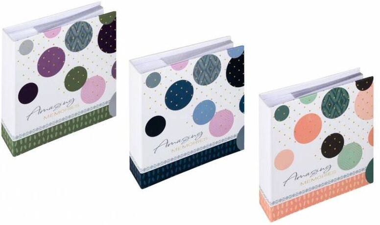 Walther Memo ME-485-L Amazing Memories 9x13cm blau f. 200 Fotos