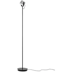 Elements LED-Stehlampe Mika Alu, Eisen, Stahl & Metall Grau Alu