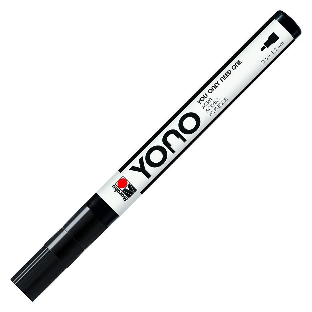 Marabu Acrylmarker YONO 0.5 - 1.5 mm Schwarz (1x) (12400101073)