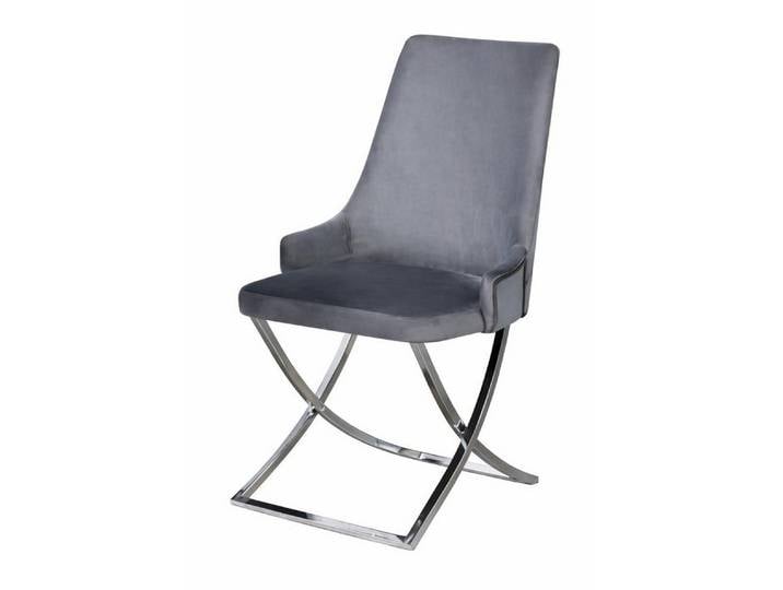 JVmoebel Esszimmerstuhl Stuhl Stil modern Farbe silber neu Esstisch bequem vielseitig Stoff, Made in Europa