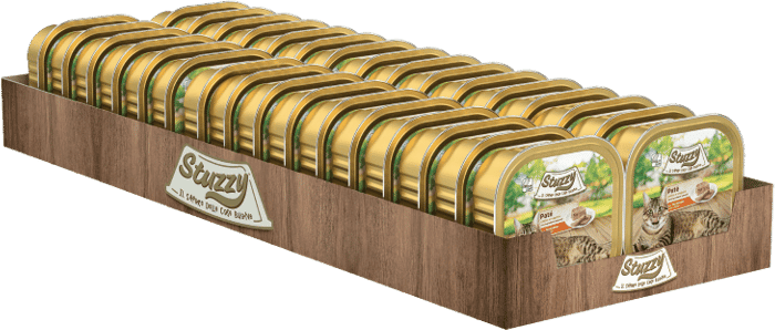 Stuzzy Cat Tarrina Pavo 32 uds x 100g