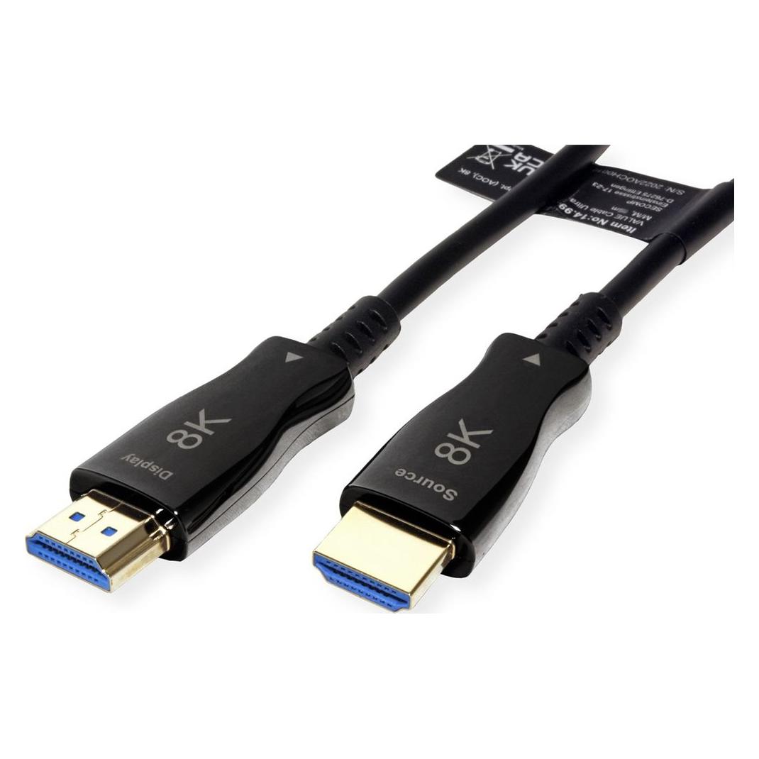 Value Ultra HDMI Aktiv Optisches 8K Kabel (15 m) (14.99.3484)