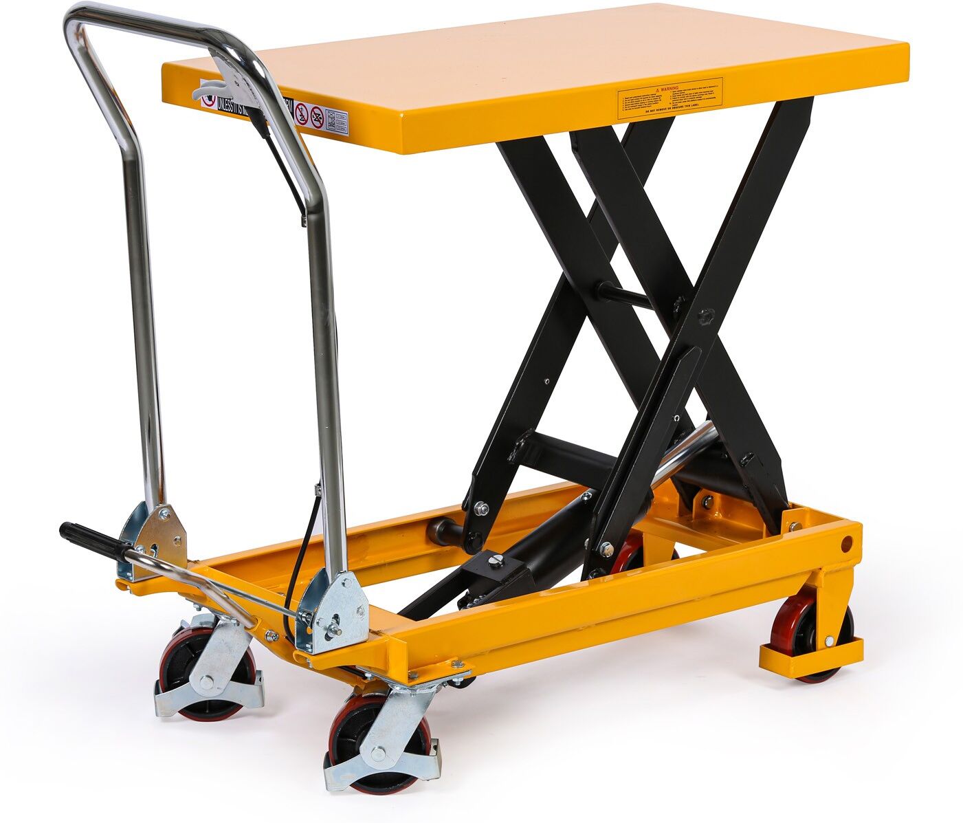 B2B Partner Scherenhubtisch TF, Tragfähigkeit 500 kg, Hubbereich 340 - 880 mm
