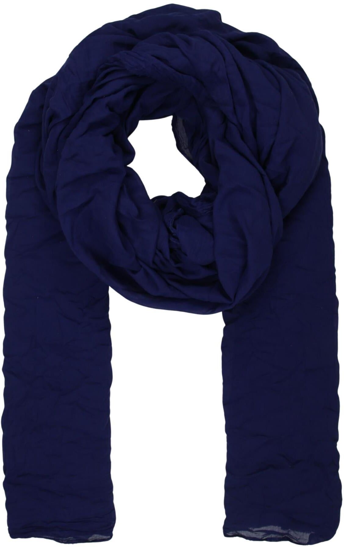 Rundholz Damen Schal oder Tuch, Marineblau, Baumwolle - Second Hand