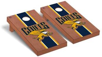 Skip's Garage Canisius Golden Griffins Rosewood Cornhole Board Set