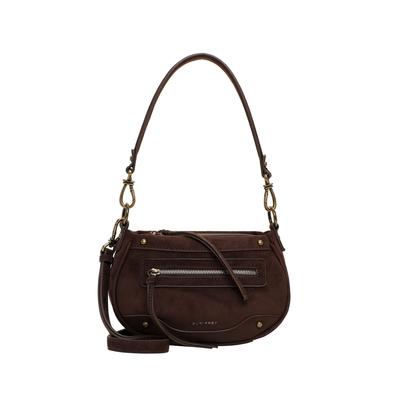 Beuteltasche SURI FREY "Beutel SFY Brittney", Damen, Gr. B/H/T: 26cm x 16cm x 6cm 0, braun (braun 200), Polyester, Taschen Beuteltasche