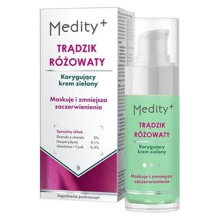 Mokann Cosmetics Medity Rosacea Correcting Green Face Cream 30ml (30 ml) (5905538550605)