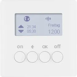 Berker KNX-Funk Zeitschaltuhr polarweiß samt 85745229