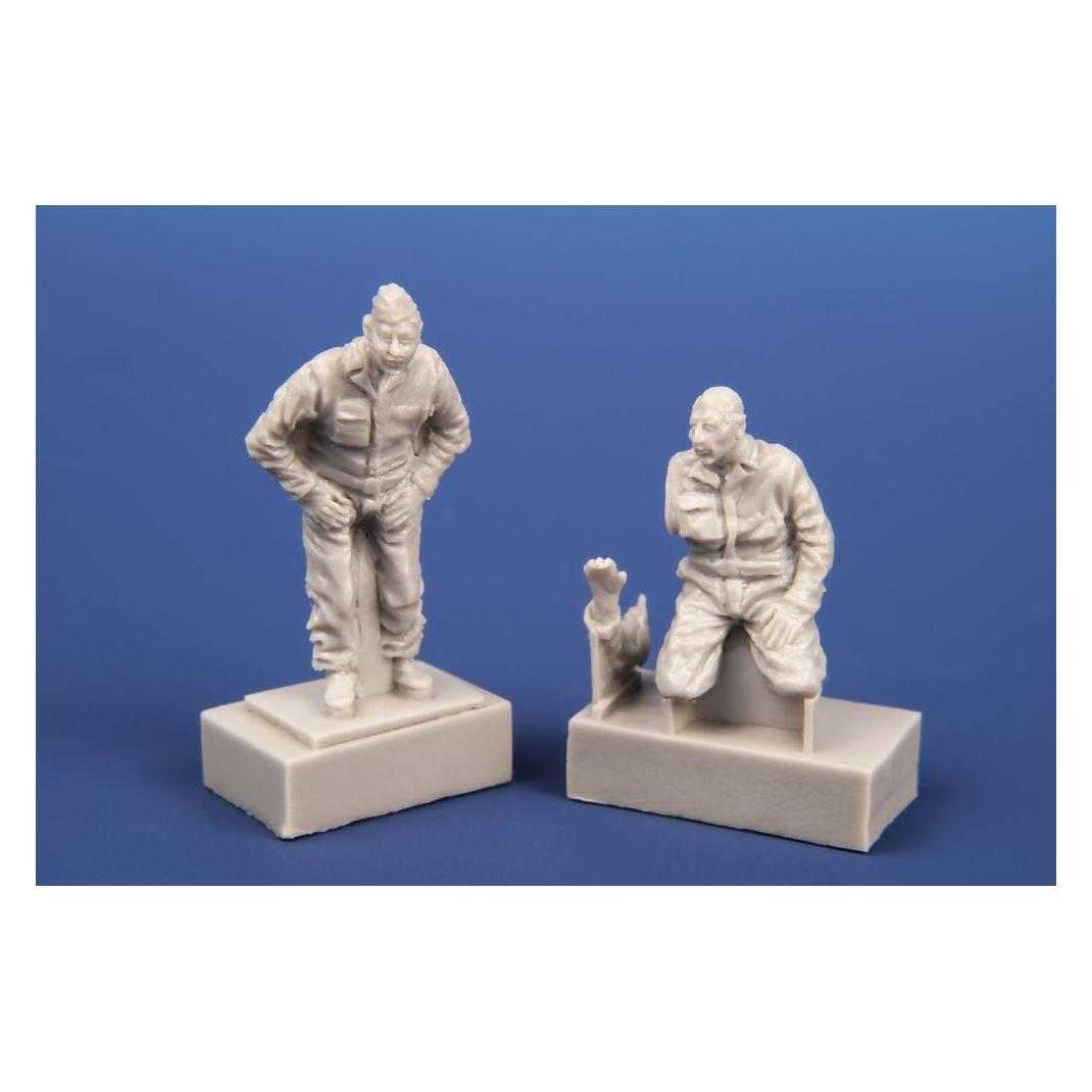 CMK German He 162A Mechanics (2 pcs.) (129-F72372)