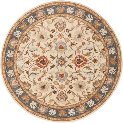 Livabliss Artistic Weavers Nia Handmade Traditional Border Area Rug