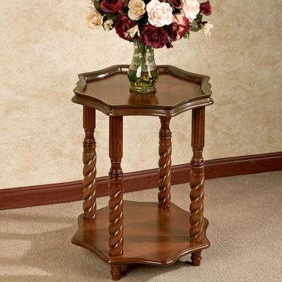 Touch of Class Kaleigh Accent Table Regal Walnut , Regal Walnut