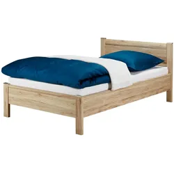 Futonbett   ¦ holzfarben ¦ Maße (cm): B: 128 H: 87