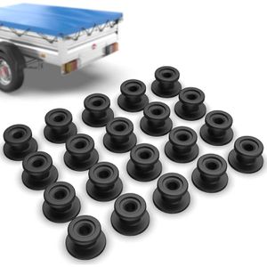 Tarpofix Planenhaken PH2, Planenknöpfe, für Abdecknetze und Planen, aus Kunststoff, 20 Stück