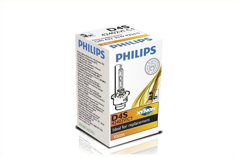 Philips Glühlampe, Hauptscheinwerfer D4s Vision 35w (1 Stk.) 42402vic1 Für Mazda Honda Toyota