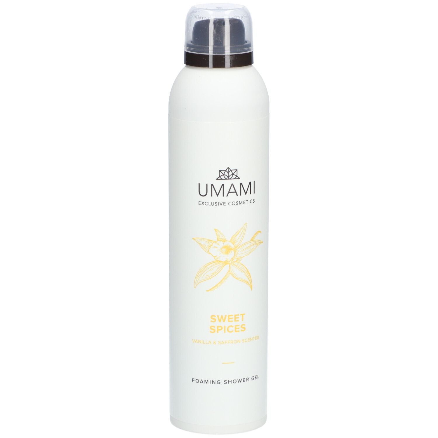 Umami Sweet Spices Foaming Shower Gel Vanille & Saffraan 200 ml Schaum