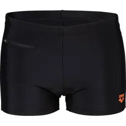 ARENA Herren Badehose SOLID ZIPPED NEW BRUNER, Größe 6 in Schwarz Schwarz