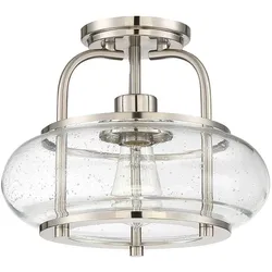 Elstead Lighting, Deckenleuchte, Trilogy Deckenleuchte E27 Nickel gebürstet (E27)