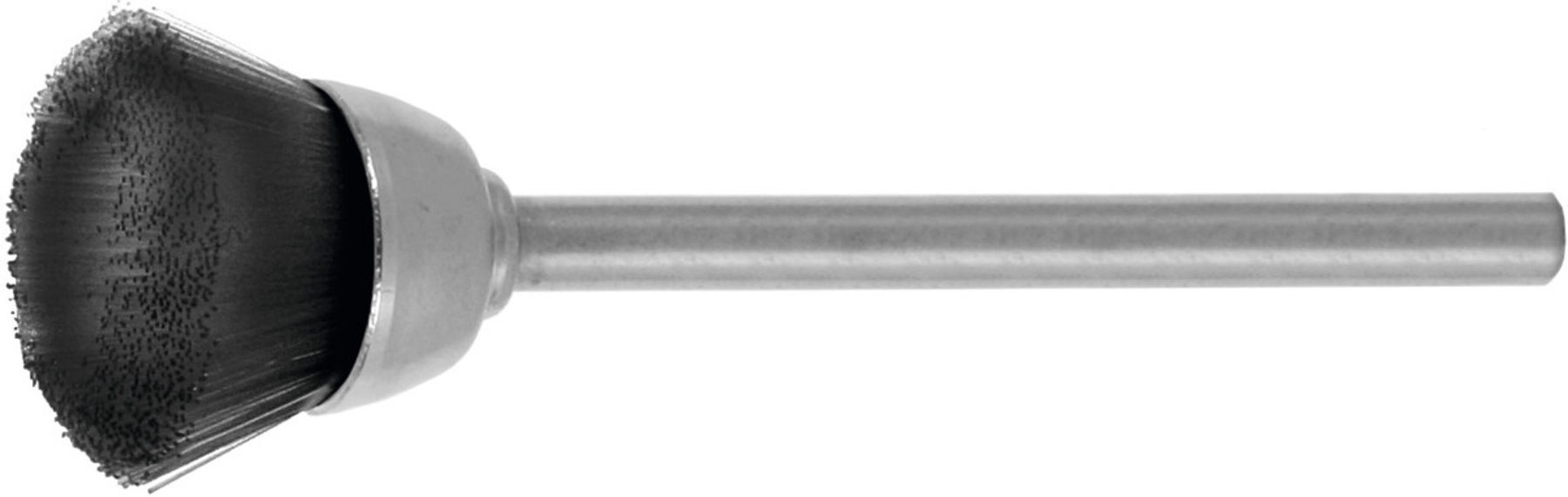 Lessmann Miniatur-Topfbürste Naturborsten (schwarz), Bürsten-⌀ 15 mm (430001SB)