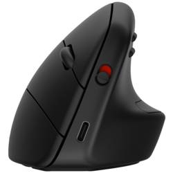 HP 925 - Vertikale Maus - ergonomisch - 6 Tasten - kabellos - 2.4 GHz, Bluetooth 5.3 - kabelloser Empfänger (USB) 6H1A5AA#ABB