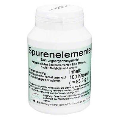 ENDIMA Vertriebsgesellschaft mbH SPURENELEMENTE Kapseln 83,3 g 01498806