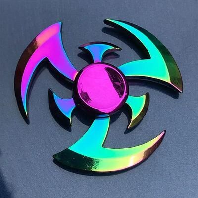 Uplifted Finds Metal Rainbow Gradient Fidget Spinner With Silent Bearing 19
