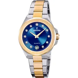 Festina Quarz Damen Mademoiselle F20702/3 - blau,Multi - 33mm