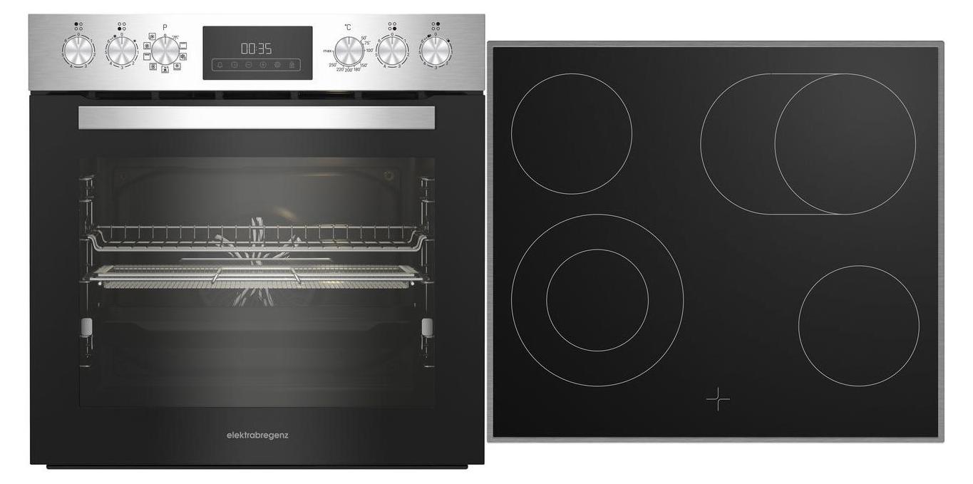 Elektrabregenz HE 84091 XRAF, Keramik, 4 Zone(n), Glas, Schwarz, Berührung, 4 Zone(n)