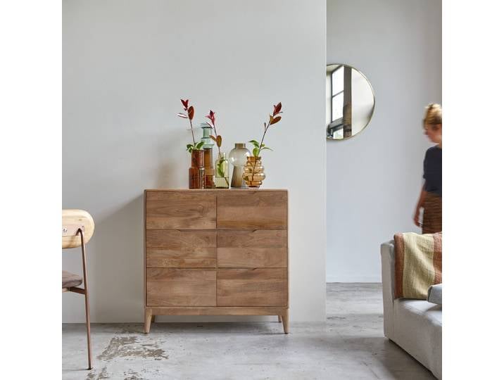 Wohnzimmerkommode aus massivem Mangoholz Gabrielle - Braun