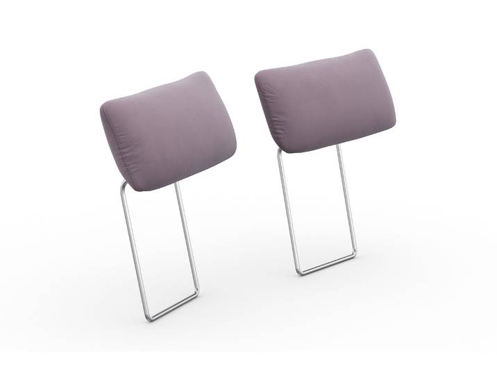 Sofa-Kopfstütze SIT & MORE Cadabra , lila (flieder), B:59cm H:27cm T:10cm, Holzwerkstoff, Kopfstützen, Sofa-Kopfstütze, 2er Set