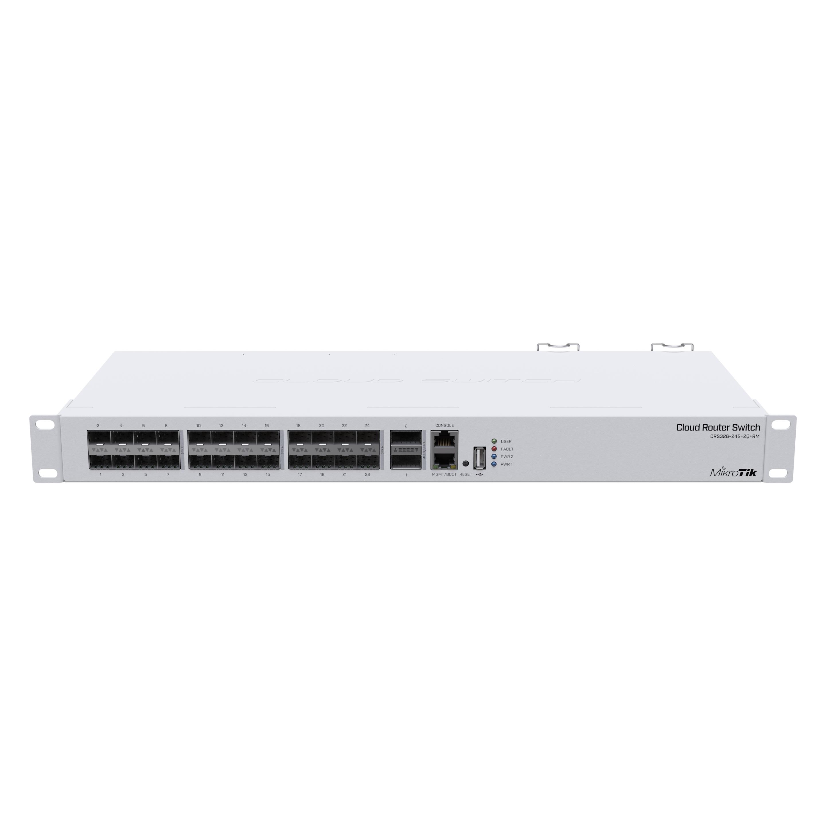 MikroTik CRS326-24S (26 Ports) (CRS326-24S+2Q+RM)