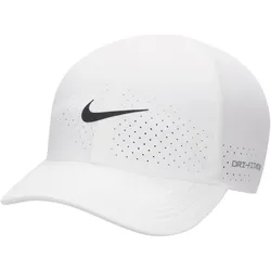NIKE Dri-FIT ADV Club Unstructured Tennis Cap 100 - white/black S/M