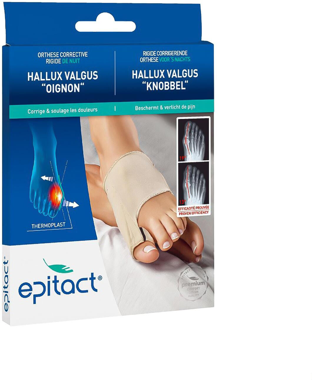 Epitact Orthèse Corrective Hallux Valgus de Nuit Small