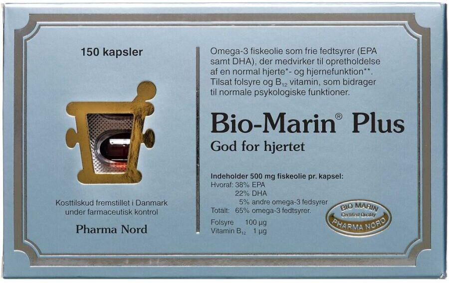 Pharma Nord Bio-Marin Plus Kapsler Kosttilskud 150 stk