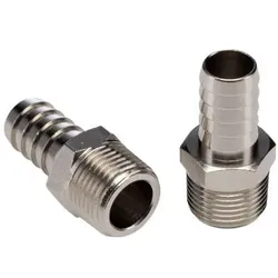 RS PRO, Schlauchanschluss + Schlauchverbinder, MALE HOSE ADAPTOR - BSPT 12-3/8 (12 mm)