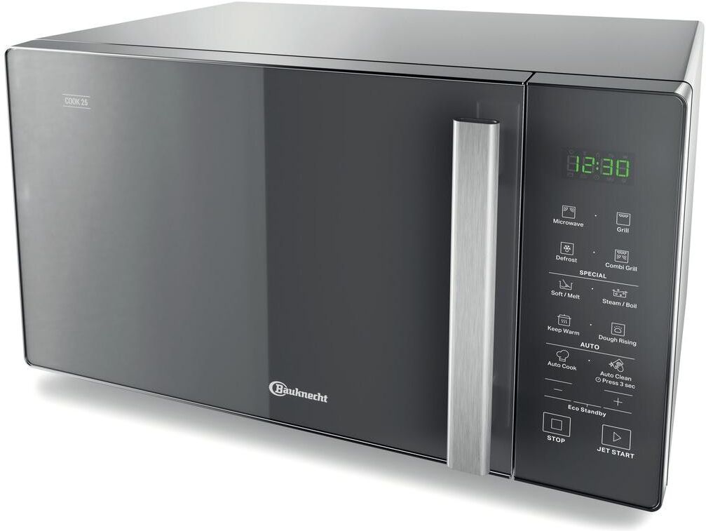 Bauknecht Mikrowelle "mit Grill MW 254 SM Schwarz", schwarz, B:48,3cm H:28,1cm T:34cm, Mikrowellen, Mikrowelle schwarz Einheitsgröße