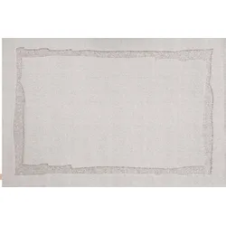 TEPGO Wollteppich Felswand hellgrau 200x300 cm